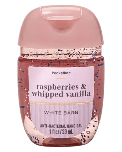  Антибактериальный гель для рук Bath & Body Works PocketBac Raspberries & Whipped Vanilla