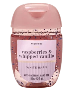 Bath & Body Works PocketBac Raspberries & Whipped Vanilla qo'l uchun antibakterial gel