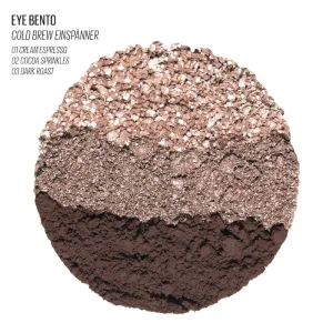 Трио теней для век Kaja Eye Bento Bouncy Eyeshadow Trio - Cold Brew Einspanner