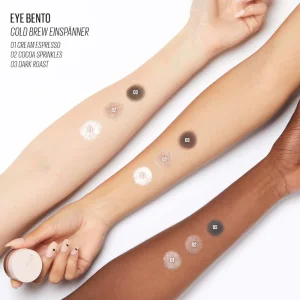 Трио теней для век Kaja Eye Bento Bouncy Eyeshadow Trio - Cold Brew Einspanner