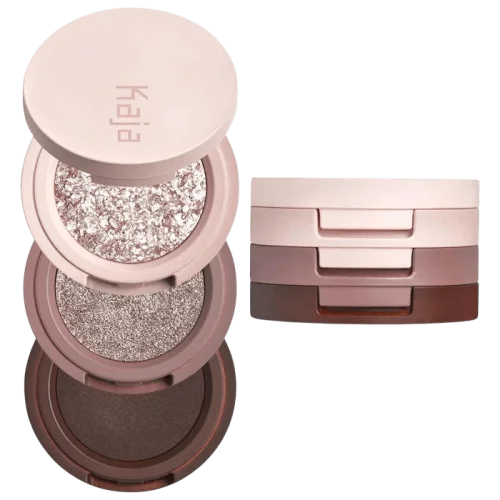 Трио теней для век Kaja Eye Bento Bouncy Eyeshadow Trio - Cold Brew Einspanner