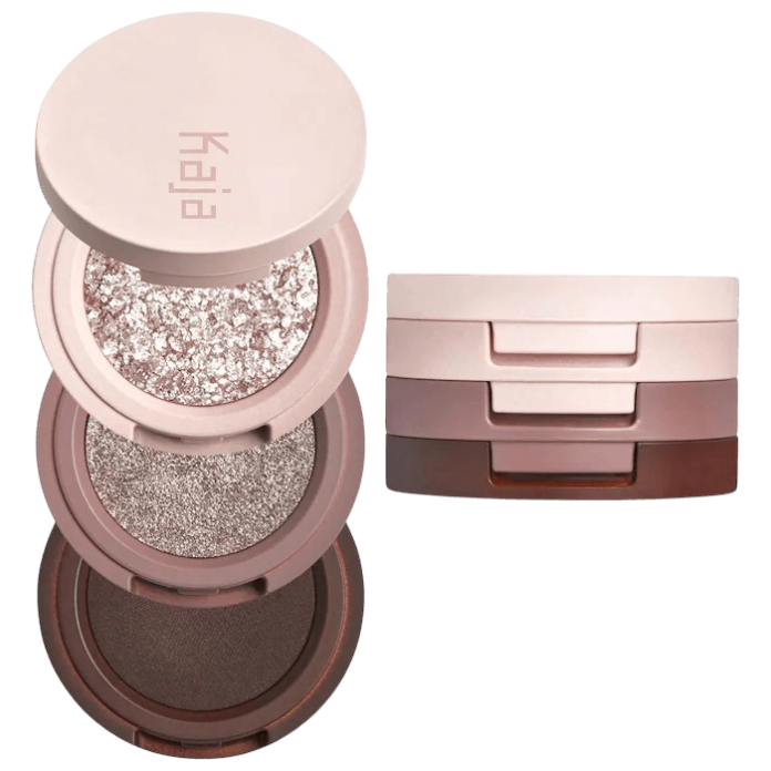 Трио теней для век Kaja Eye Bento Bouncy Eyeshadow Trio - Cold Brew Einspanner