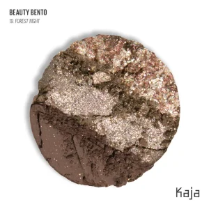 Kaja Eye Bento Bouncy Eyeshadow Trio - Forest Night 19 ko'z uchun tenlar trio