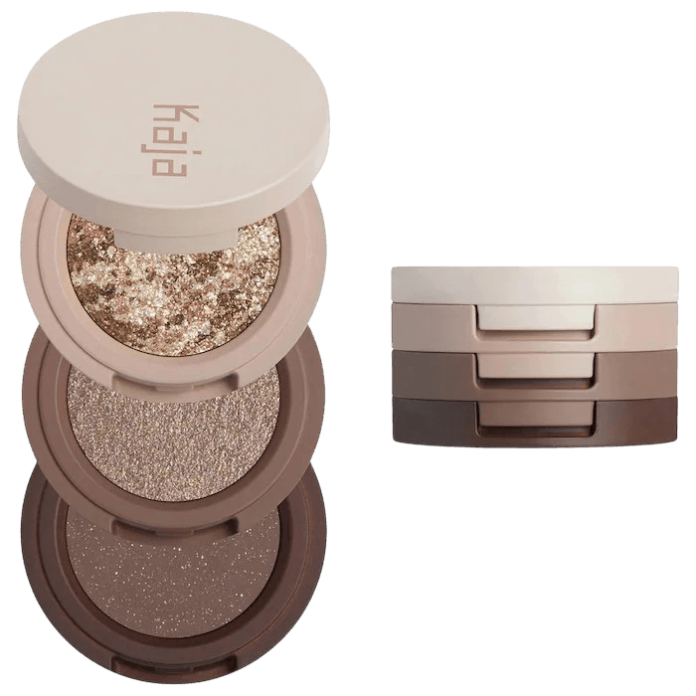 Трио теней для век Kaja Eye Bento Bouncy Eyeshadow Trio - Forest Night 19