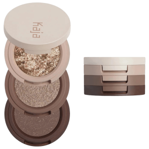 Трио теней для век Kaja Eye Bento Bouncy Eyeshadow Trio - Forest Night 19