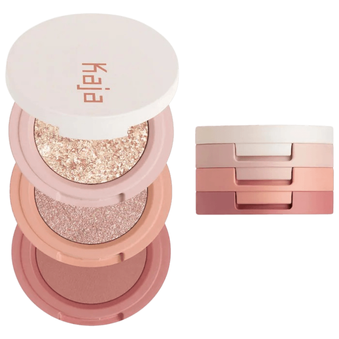 Трио теней для век Kaja Eye Bento Bouncy Eyeshadow Trio - Peach Madeline 16