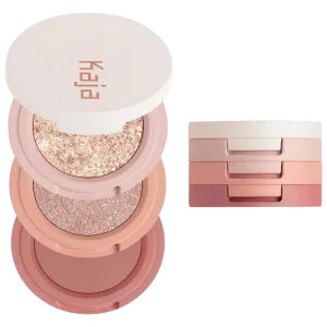 Трио теней для век Kaja Eye Bento Bouncy Eyeshadow Trio - Peach Madeline 16