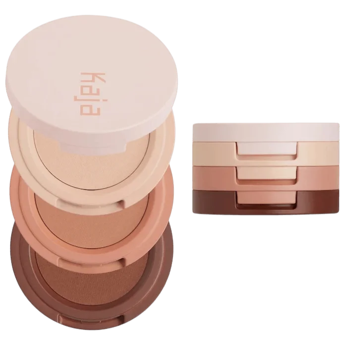 Kaja Eye Bento Bouncy Eyeshadow Trio - Velvet Dream 13 ko'z tenlari triosi