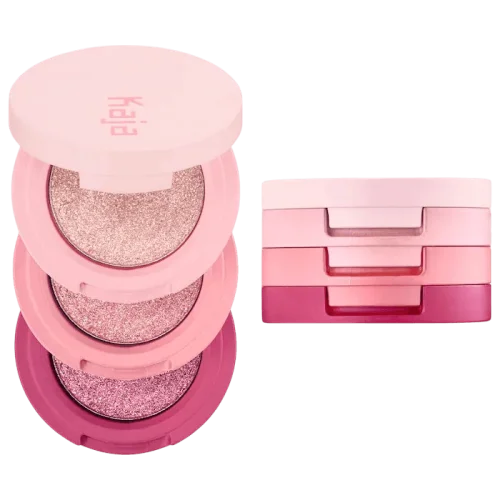 Трио теней для век Kaja Eye Bento Bouncy Eyeshadow Trio - Rosewater 01