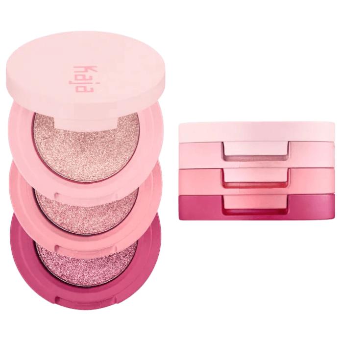 Трио теней для век Kaja Eye Bento Bouncy Eyeshadow Trio - Rosewater 01