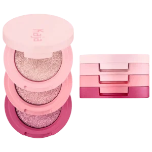 Трио теней для век Kaja Eye Bento Bouncy Eyeshadow Trio - Rosewater 01