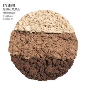 Трио теней для век Kaja Eye Bento Bouncy Eyeshadow Trio - Neutral Moment 14