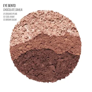 Трио теней для век Kaja Eye Bento Bouncy Eyeshadow Trio - Chocolate Dahlia 08