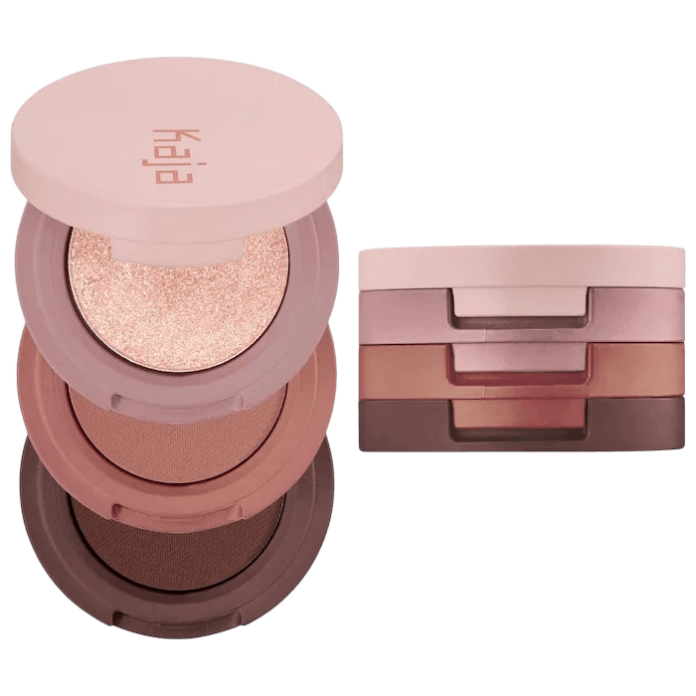 Трио теней для век Kaja Eye Bento Bouncy Eyeshadow Trio - Chocolate Dahlia 08