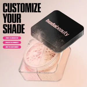 HUDA BEAUTY Easy Bake Blurring Loose Baking & Setting Powder - Cherry Peach рассыпchan pudra