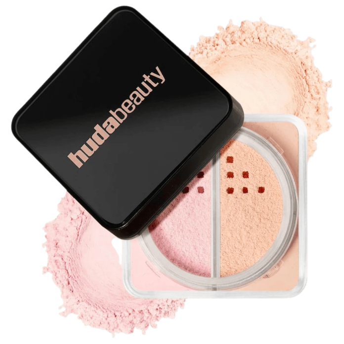 Легкая рассыпная пудра для запекания и фиксации макияжа HUDA BEAUTY Easy Bake Blurring Loose Baking & Setting Powder - Cherry Peach