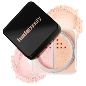 Легкая рассыпная пудра для запекания и фиксации макияжа HUDA BEAUTY Easy Bake Blurring Loose Baking & Setting Powder - Cherry Peach