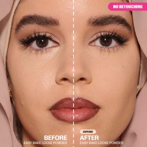 Рассыпчатая пудра HUDA BEAUTY Easy Bake Blurring Loose Baking & Setting Powder - Peach Cupcake