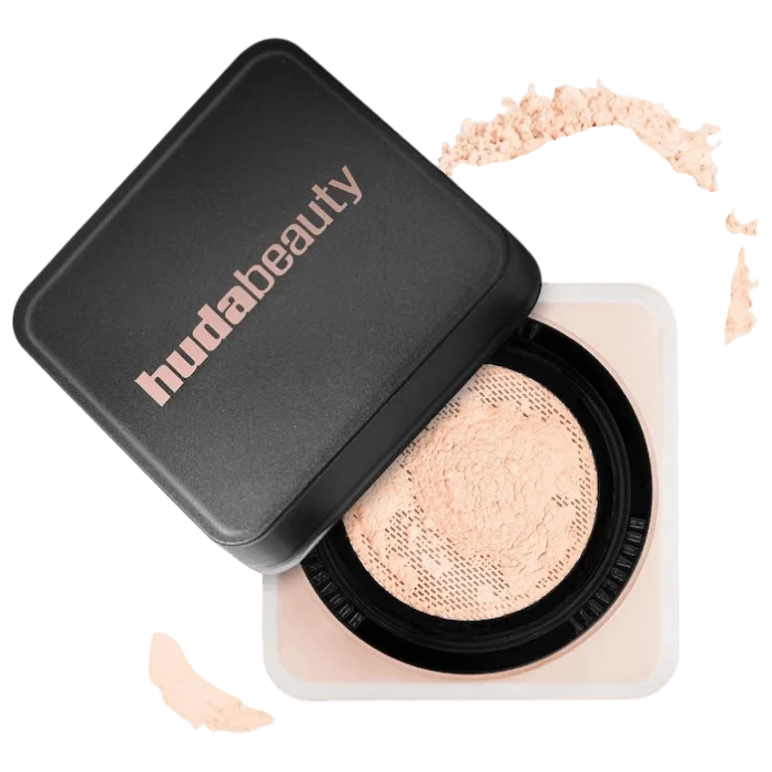 HUDA BEAUTY Easy Bake Blurring Loose Baking & Setting Powder - Peach Cupcake upaladigan pudra