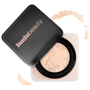 HUDA BEAUTY Easy Bake Blurring Loose Baking & Setting Powder - Peach Cupcake upaladigan pudra