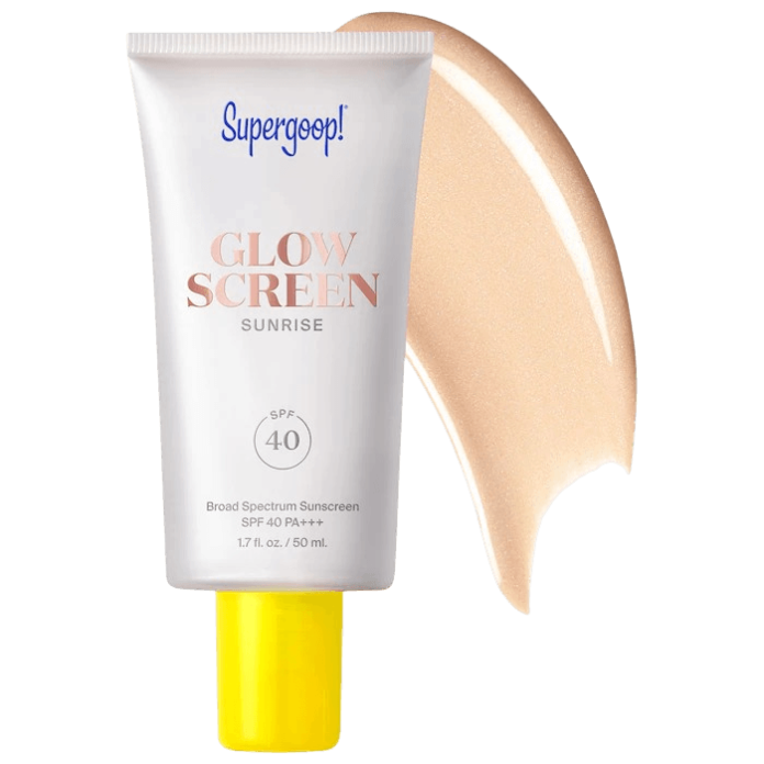 Солнцезащитный крем Supergoop! Glowscreen SPF 40 с гиалуроновой кислотой и ниацинамидом - 50 ml