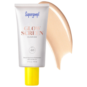 Солнцезащитный крем Supergoop! Glowscreen SPF 40 с гиалуроновой кислотой и ниацинамидом - 50 ml