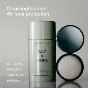 Дезодорант повышенной эффективности без алюминия Salt & Stone Bergamot & Hinoki