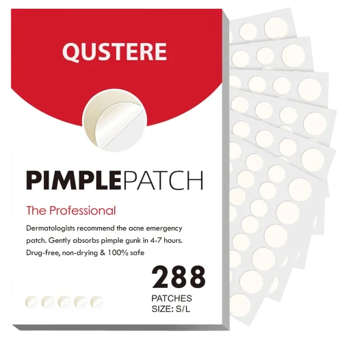 Гидроколлоидные пластыри от прыщей QUSTERE Pimple Patches - 288 шт