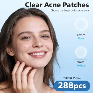 Гидроколлоидные пластыри от прыщей QUSTERE Pimple Patches - 288 шт