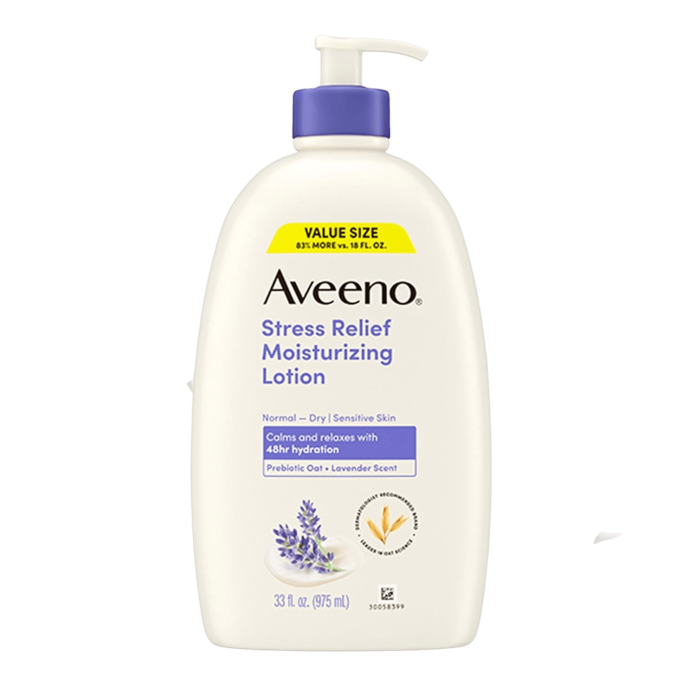 Увлажняющий лосьон для тела Aveeno Stress Relief Moisturizing Body Lotion with Lavender & Prebiotic Oat - 975 ml