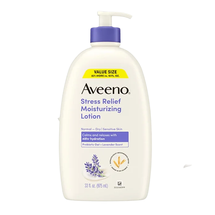 Увлажняющий лосьон для тела Aveeno Stress Relief Moisturizing Body Lotion with Lavender & Prebiotic Oat - 975 ml