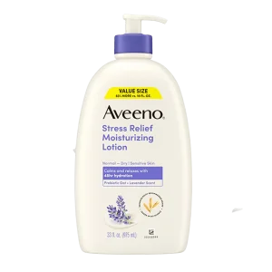 Увлажняющий лосьон для тела Aveeno Stress Relief Moisturizing Body Lotion with Lavender & Prebiotic Oat - 975 ml