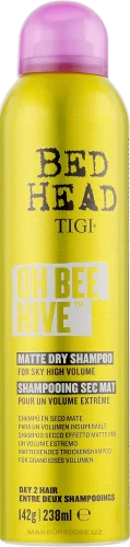 Сухой шампунь для быстрого очищения и свежести волос TIGI Bed Head Oh Bee Hive Matte Dry Shampoo - 238 ml
