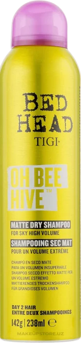 Сухой шампунь для быстрого очищения и свежести волос TIGI Bed Head Oh Bee Hive Matte Dry Shampoo - 238 ml