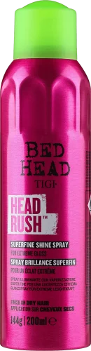 Спрей для блеска волос легкой фиксации TIGI Bed Head Headrush Superfine Shine Spray - 200 ml