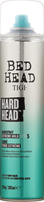 Лак для волос сверхсильной фиксации TIGI Bed Head Hard Head Hairspray Extreme Hold Level 5 - 385 ml