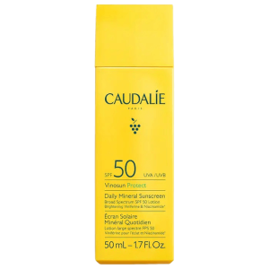 Осветляющий минеральный солнцезащитный крем для лица SPF 50 Caudalie Vinosun Protect Brightening Daily Mineral Face Sunscreen SPF 50 with Niacinamide - 50 ml