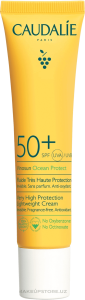 Легкий солнцезащитный крем для лица Caudalie Vinosun Protect Very High Lightweight Cream SPF 50+