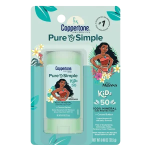 Минеральный солнцезащитный стик для детей Coppertone Pure and Simple Kids Disney Moana SPF 50