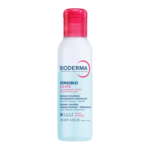 Двухфазное мицеллярное средство для глаз и губ Bioderma Sensibio H2O Eye, 125 мл