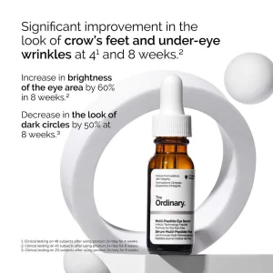 Пептидный набор для лица, глаз, ресниц и бровей The Ordinary Power of Peptides Set, 3 средства