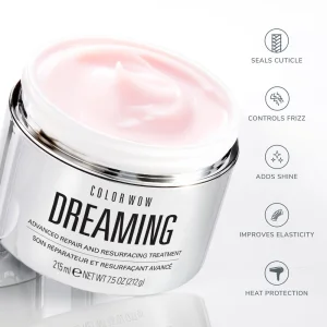 Soch uchun silliqlovchi parvarish COLOR WOW Dreaming Advanced Repair and Resurfacing Treatment, 50 ml