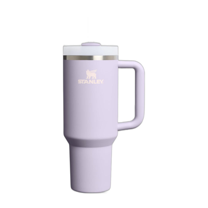 Термостакан с трубочкой и ручкой Stanley Quencher H2.0 FlowState Tumbler, 40 oz, Purple Dust