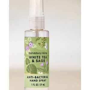 Антибактериальный спрей для рук Bath & Body Works White Tea & Sage Hand Sanitizer Spray, 29 мл