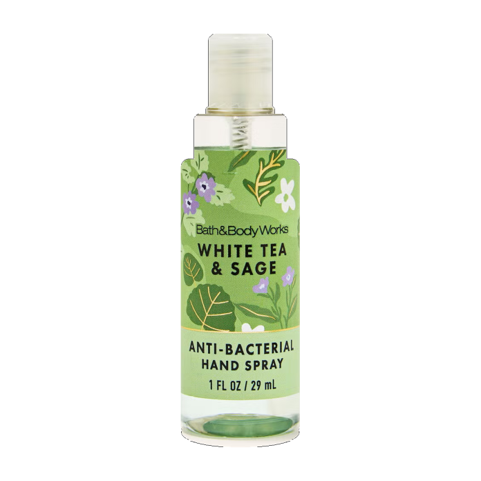 Антибактериальный спрей для рук Bath & Body Works White Tea & Sage Hand Sanitizer Spray, 29 мл