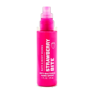 Bath & Body Works Strawberry Bite antibakterial qo'l spreyi, 29 ml