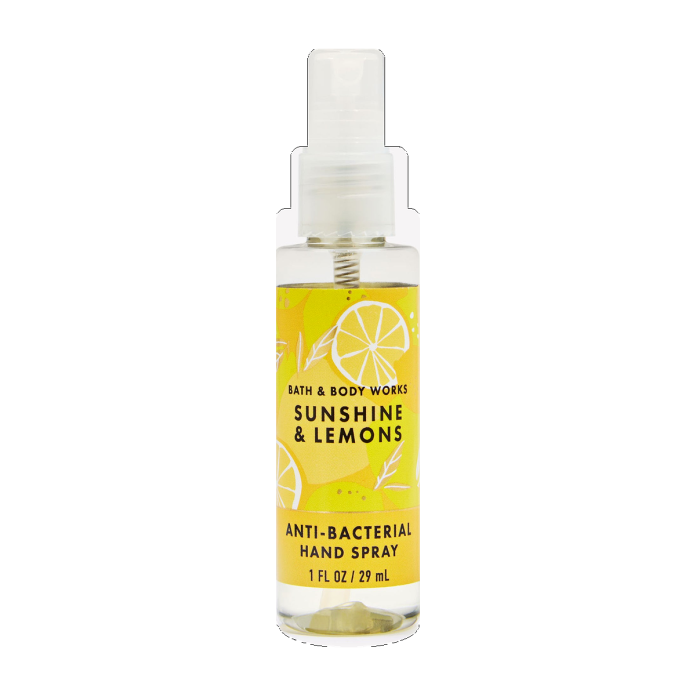 Антибактериальный спрей для рук Bath & Body Works Sunshine & Lemons Hand Sanitizer Spray, 29 мл
