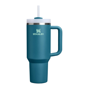 Термостакан с трубочкой и ручкой Stanley Quencher H2.0 FlowState Tumbler, 40 oz, Coastal Teal