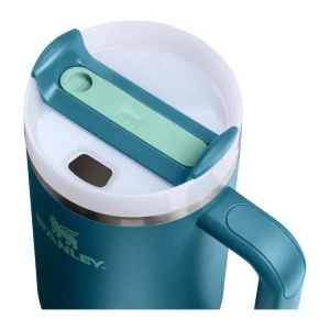Stanley Quencher H2.0 FlowState trubkali va dastakli termostakani, 40 oz, Coastal Teal
