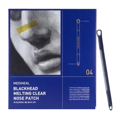 Патчи для очищения пор носа MEDIHEAL Blackhead Melting Clear Nose Patch, 4 шт